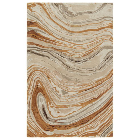 Jaipur Living Atha Handmade Abstract Gold/ Light Taupe Area Rug 5
