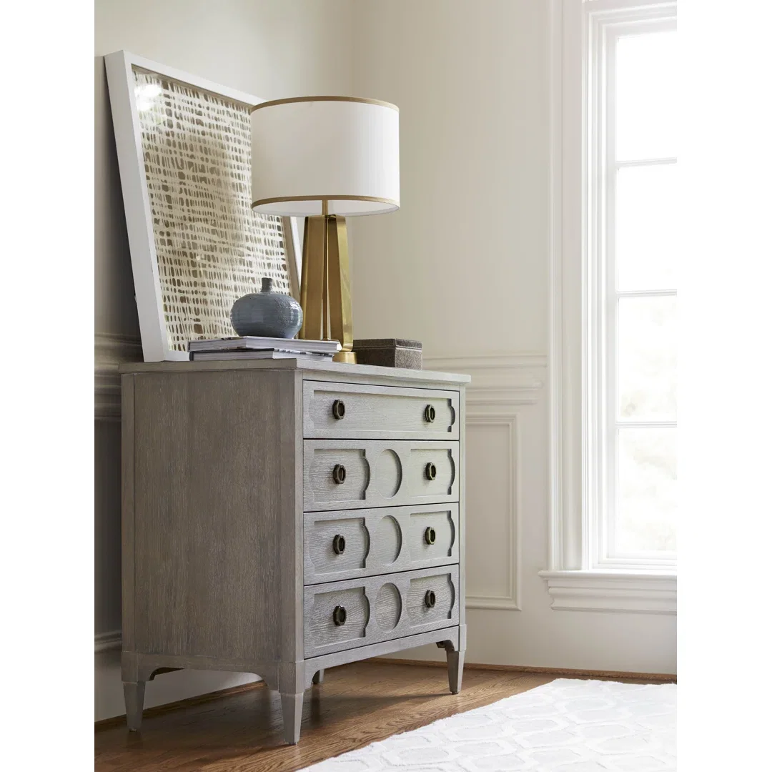 Julie Playlist 4 Drawer Dresser, by Universal Furniture, 38" width x 34" height x 19" depth View 4