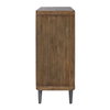 Pinstripe Tambour 2 Door Cabinet, Furniture by Uttermost, 36" width x 34.25" height x 14" depth thumbnail 5