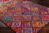 Rainbow Shag Machine Woven Rug, by Surya, 1'3.75" length x 1'3.75" width thumbnail