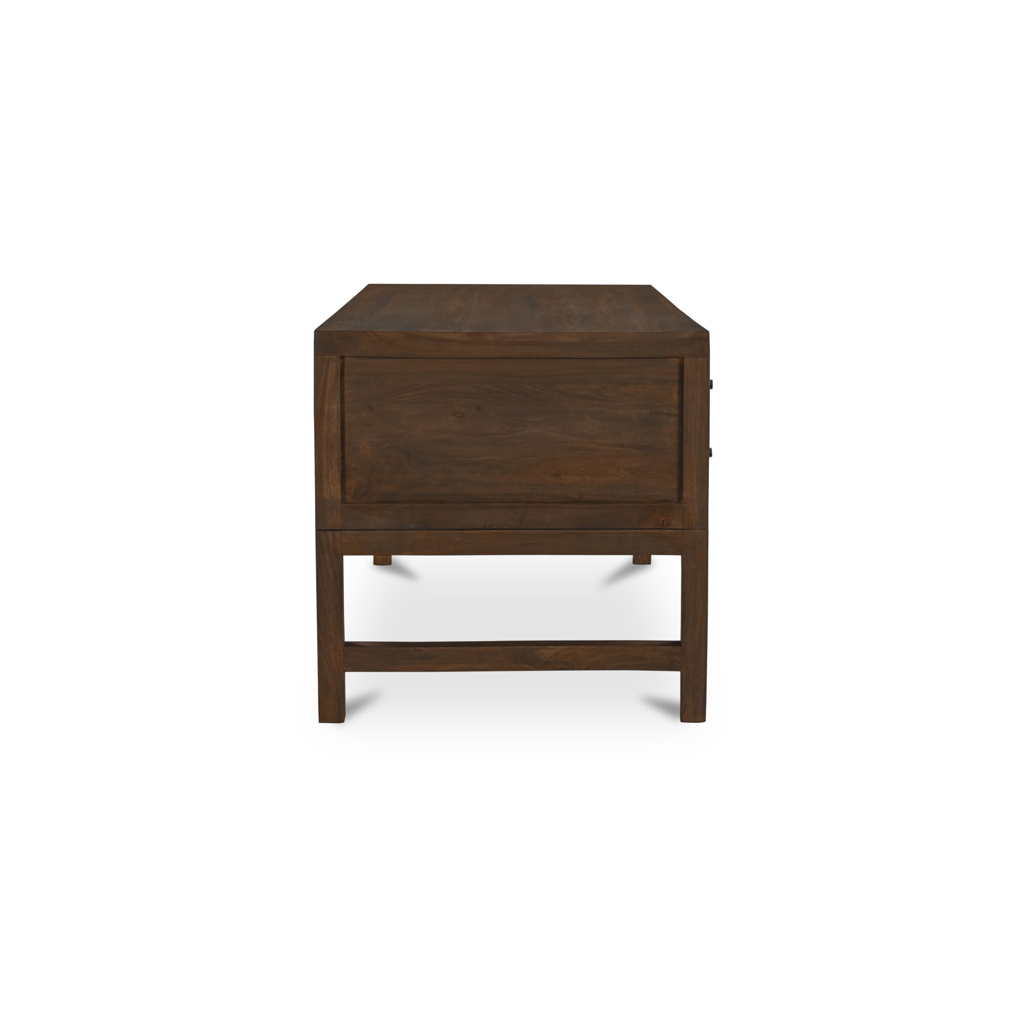 Windsor Desk Dark Brown, by Moe's Home, 72" width x 30" height x 30" depth View 3