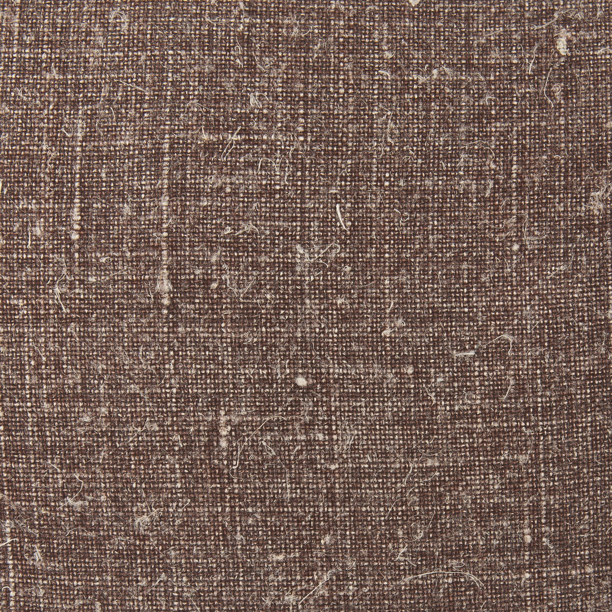 Jack 22x22 Brown Linen Square Decorative Pillow Cover, by Mercana, 22" length x 22" width x 0.2" height View 10