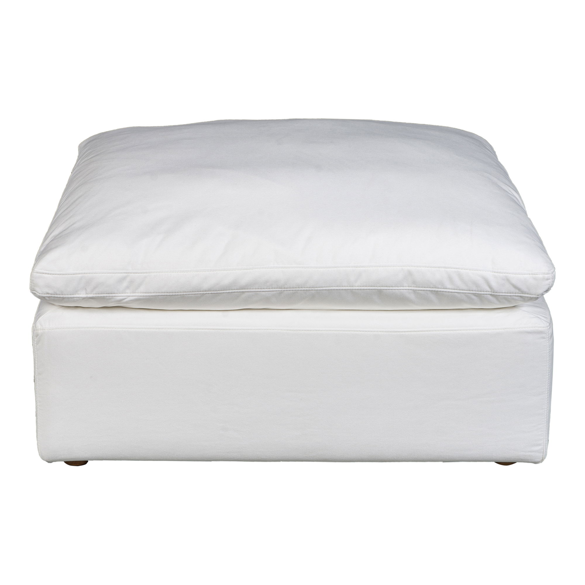 Terra Condo Ottoman Cream White large image 