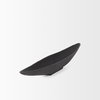 Piero Small Matte Black Metal Decorative Bowl, by Mercana, 31.5" length x 5" width x 4" height thumbnail 6