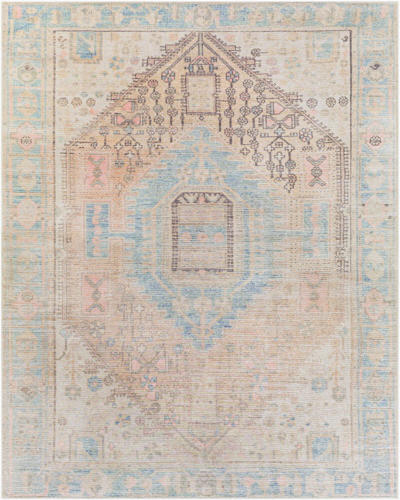 Alanya Machine Woven Rug, by Surya, 9'0.27" length x 6'6.74" width