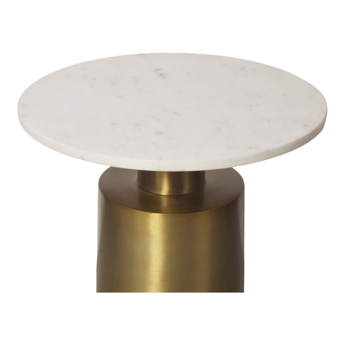 France Accent Table Gold, Side & End Table by Moe's Home, 18" width x 20" height x 18" depth View 3