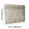 Leaf Concerto Taupe Wallpaper thumbnail 6