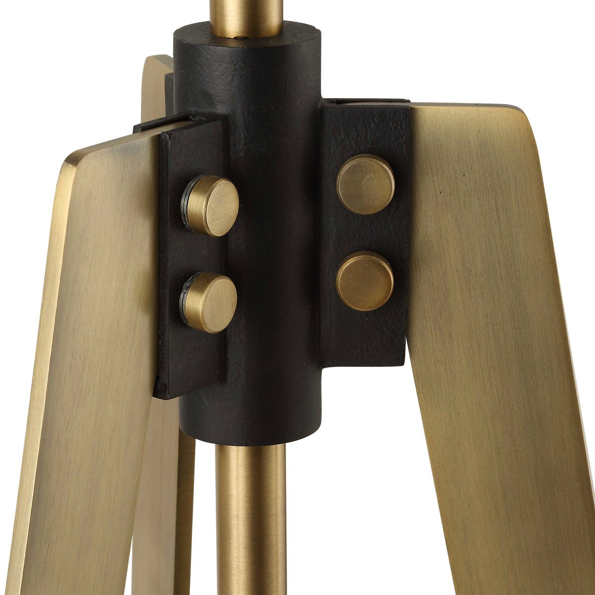 Anchorage Tri-pod Floor Lamp, by Uttermost, 1'7" width x 5'3.5" height x 1'7" depth View 8