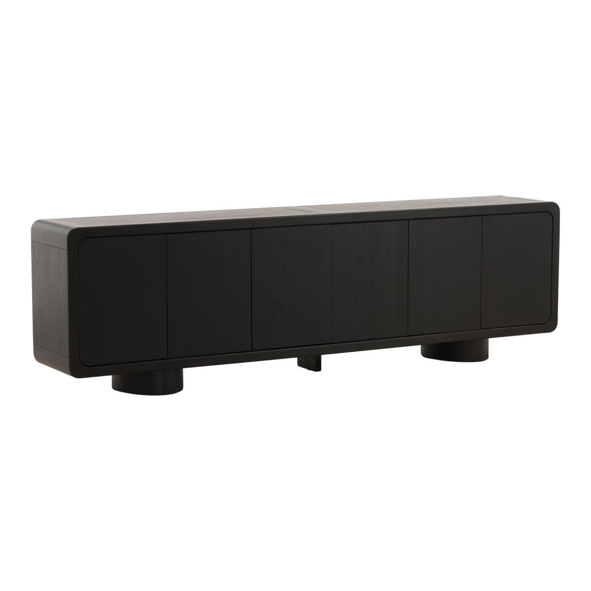 Capella Sideboard Black, Sideboards & Buffet by Dovetail, 108" width x 32" height x 18.1" depth View 1