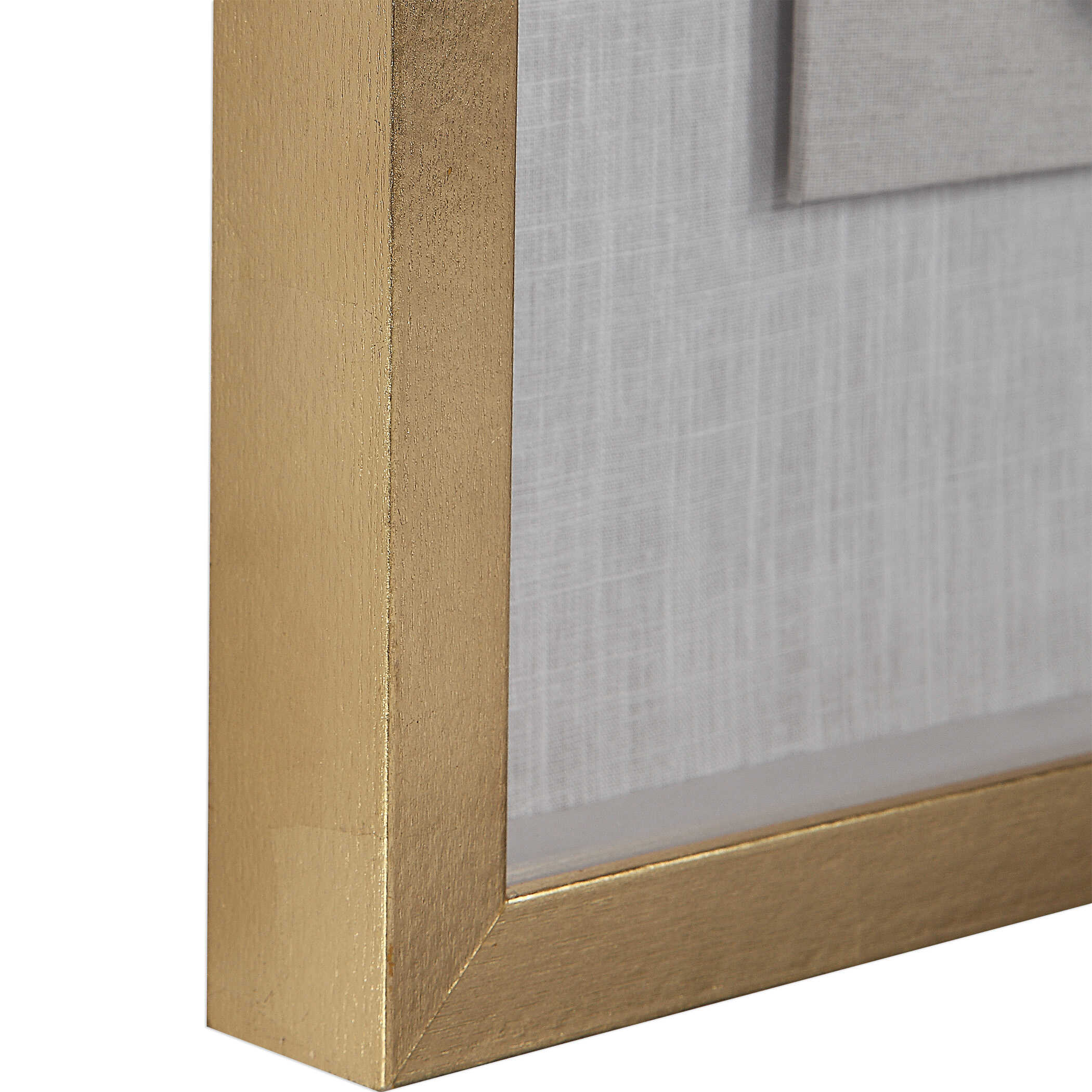 Keeva Agate Stone Shadow Box, Sculptural Wall Art by Uttermost, 19.75" width x 19.75" height x 2" depth View 9