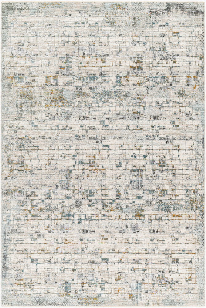 Dresden Machine Woven Rug, by Surya, 7'4.58" length x 4'11.84" width