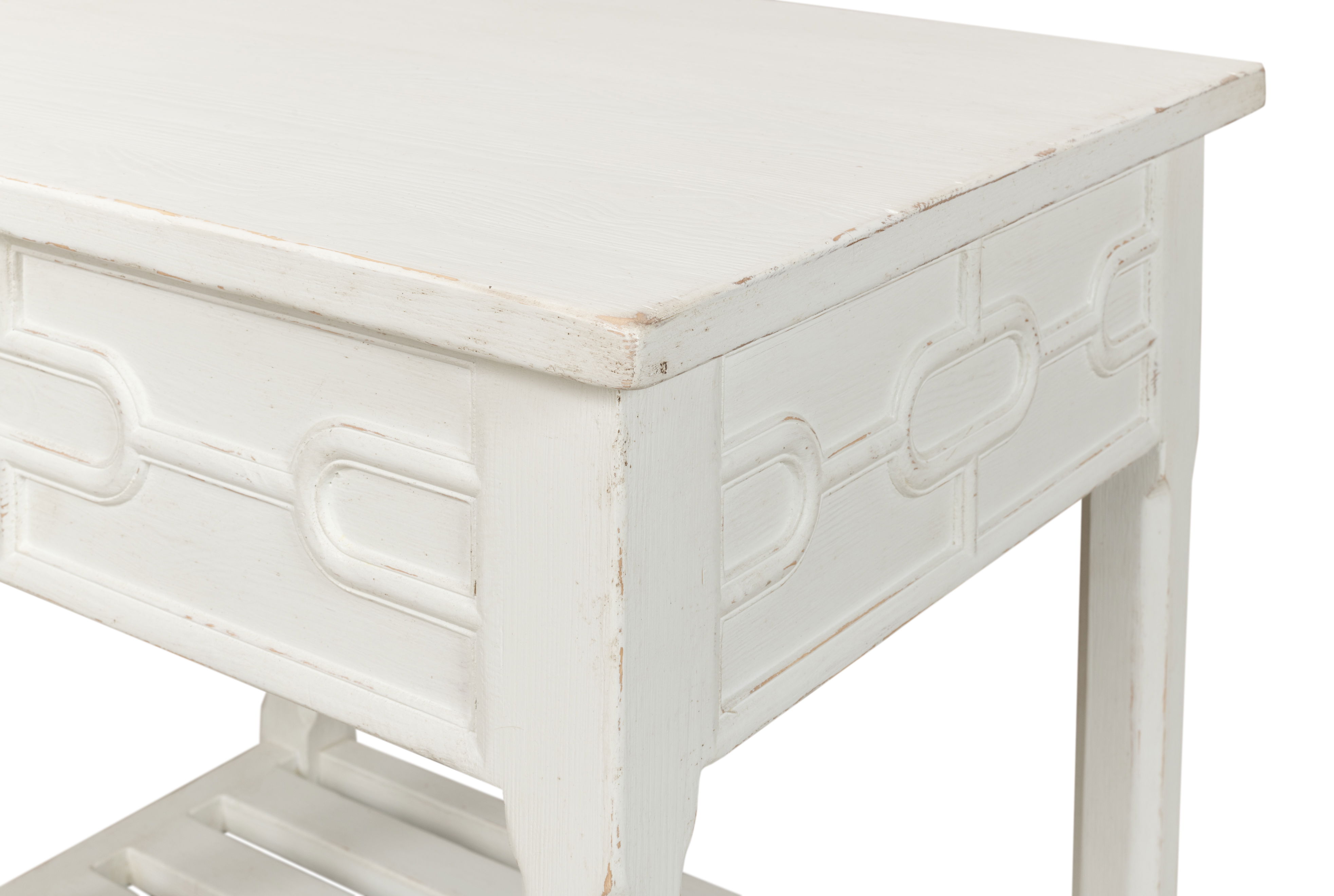 Isla Side Table  Antique White large image 