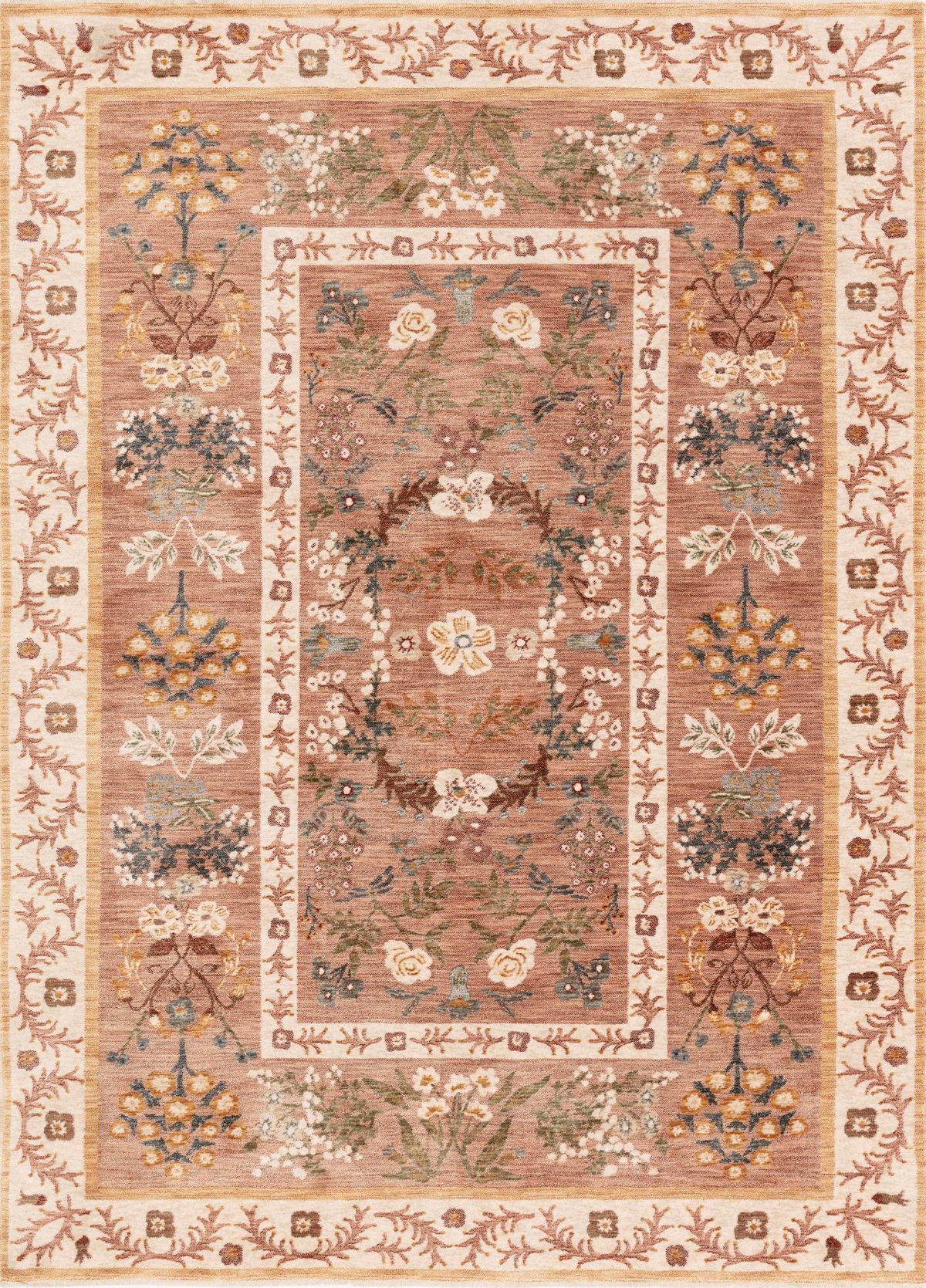 Rifle Paper Co. x Loloi Kismet Rug, 2'8" length x 7'9" width View 1