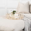 Leona (Set of 2) Natural Wicker Woven Mirrored Base Nesting Trays thumbnail 4