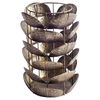Henley I Small Bronze Metal Decorative Table Candle Holder, Candles & Candle Holder by Mercana, 6.25" length x 6.3" width x 9.65" height thumbnail 1