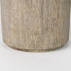 Knox Short Gray-Wash Wood Decorative Object, by Mercana, 6" length x 6" width x 7" height thumbnail 6