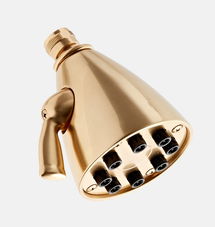 Online Designer Bathroom Shower Head 8 Jet - Aged Brass