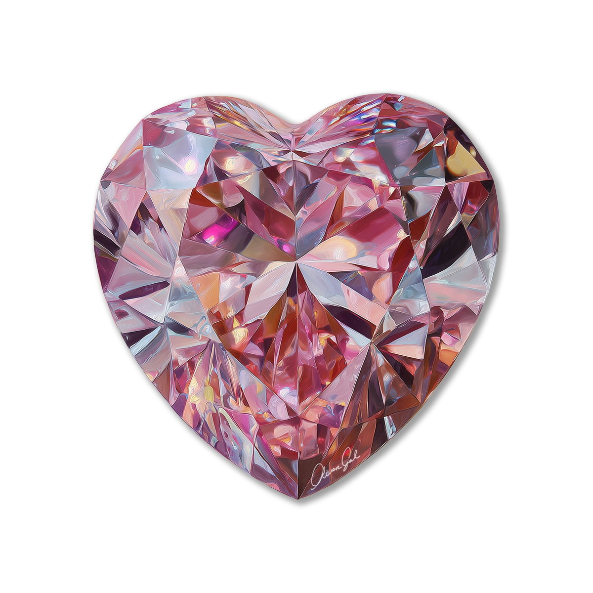 Romantic Heart (No Embellishment), by Oliver Gal,  30 View 1