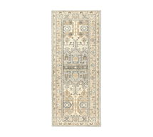Online Designer Kitchen Nicolette Hand-Knotted Wool Rug, 2.5x6, Cool Multi