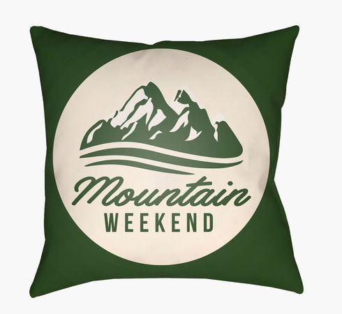 Lodge Cabin Accent Pillow