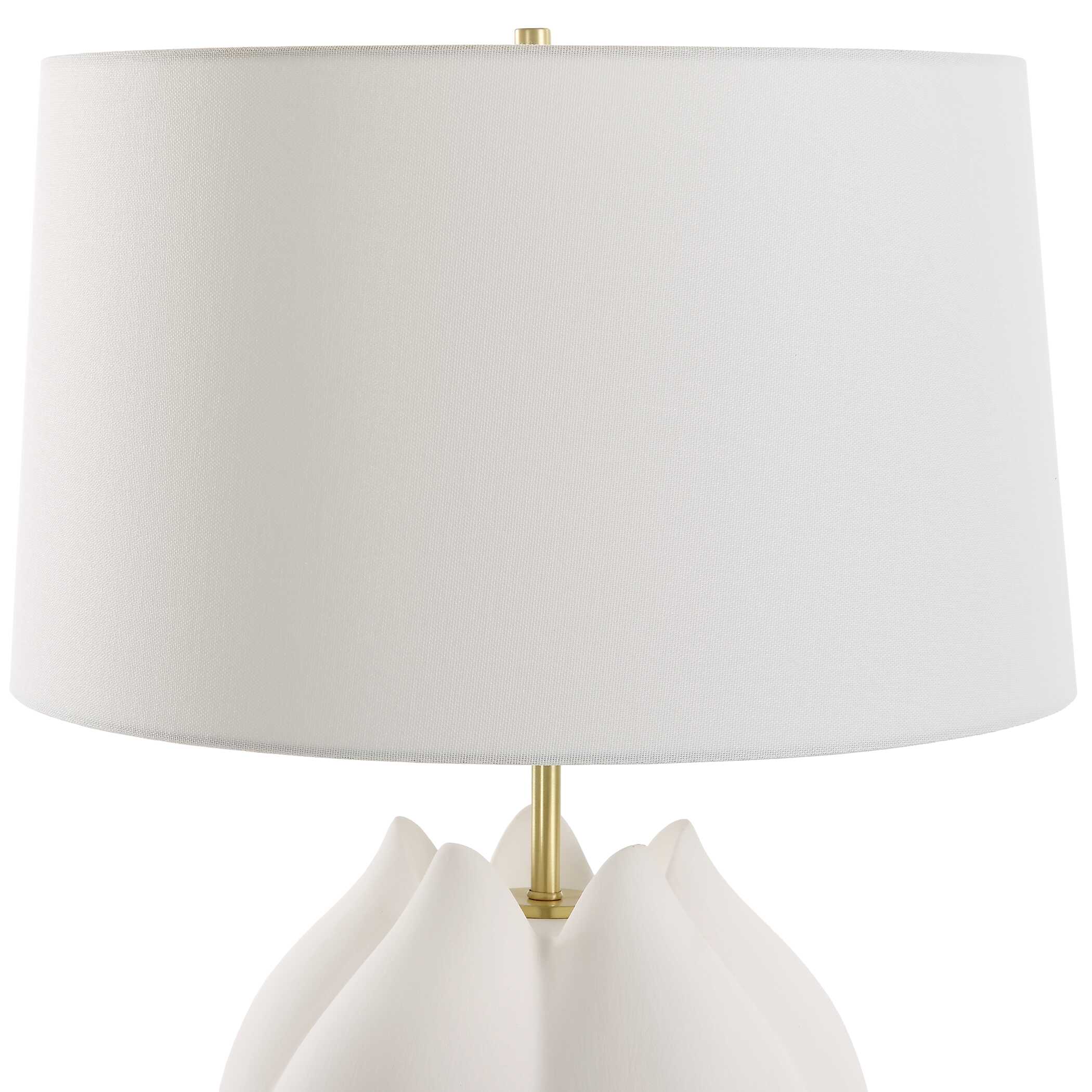 In Bloom White Table Lamp large image 