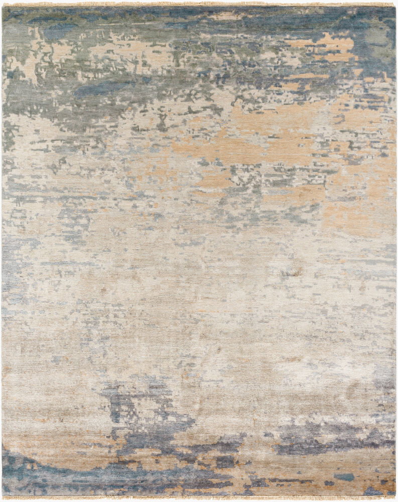 Emery Handmade Rug, by Surya, 1'6" length x 1'6" width