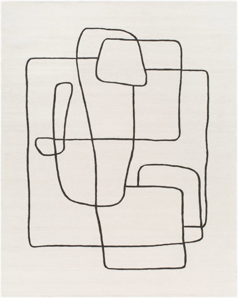 Rossi Handmade Rug, by Surya, 1'6" length x 1'6" width