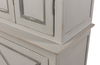 *Painted Directoire Style Cupboard, Shelving & Bookcase by Sarreid, 54" length x 17" width x 89" height thumbnail 14