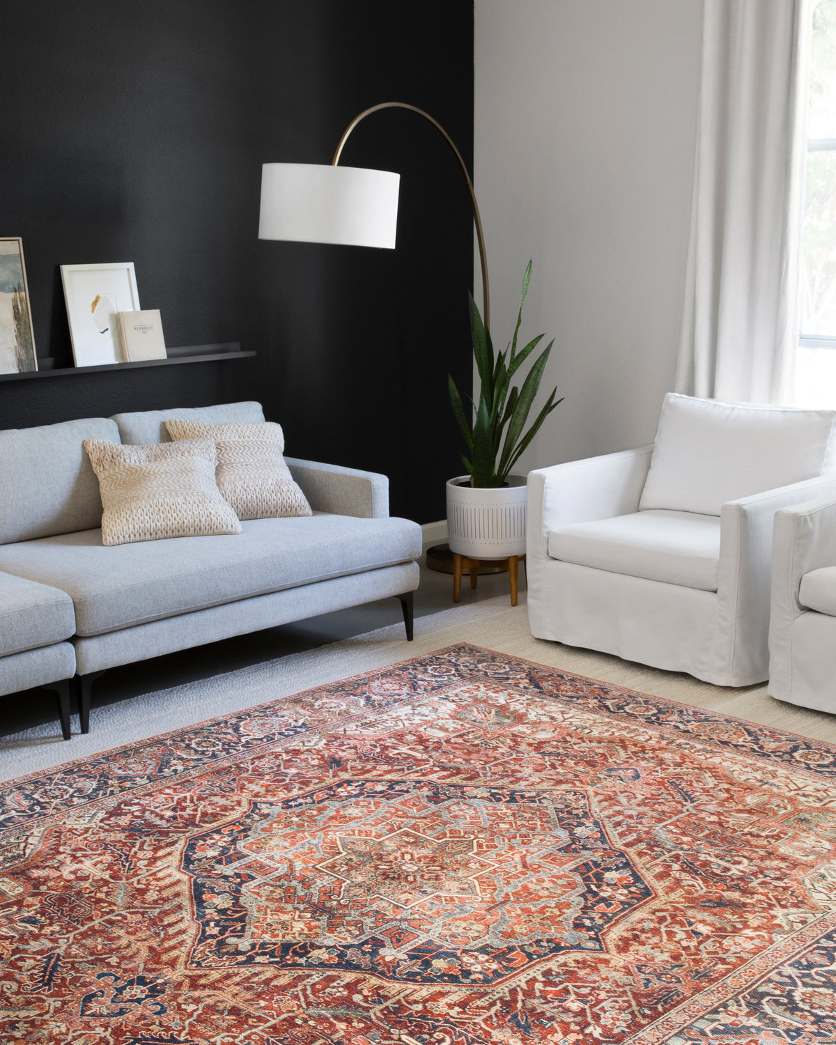 Loloi Layla Rug, 5' length x 7'6" width View 3