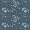Magnolia Home Wildflower White & Blue Peel & Stick Wallpaper thumbnail 0