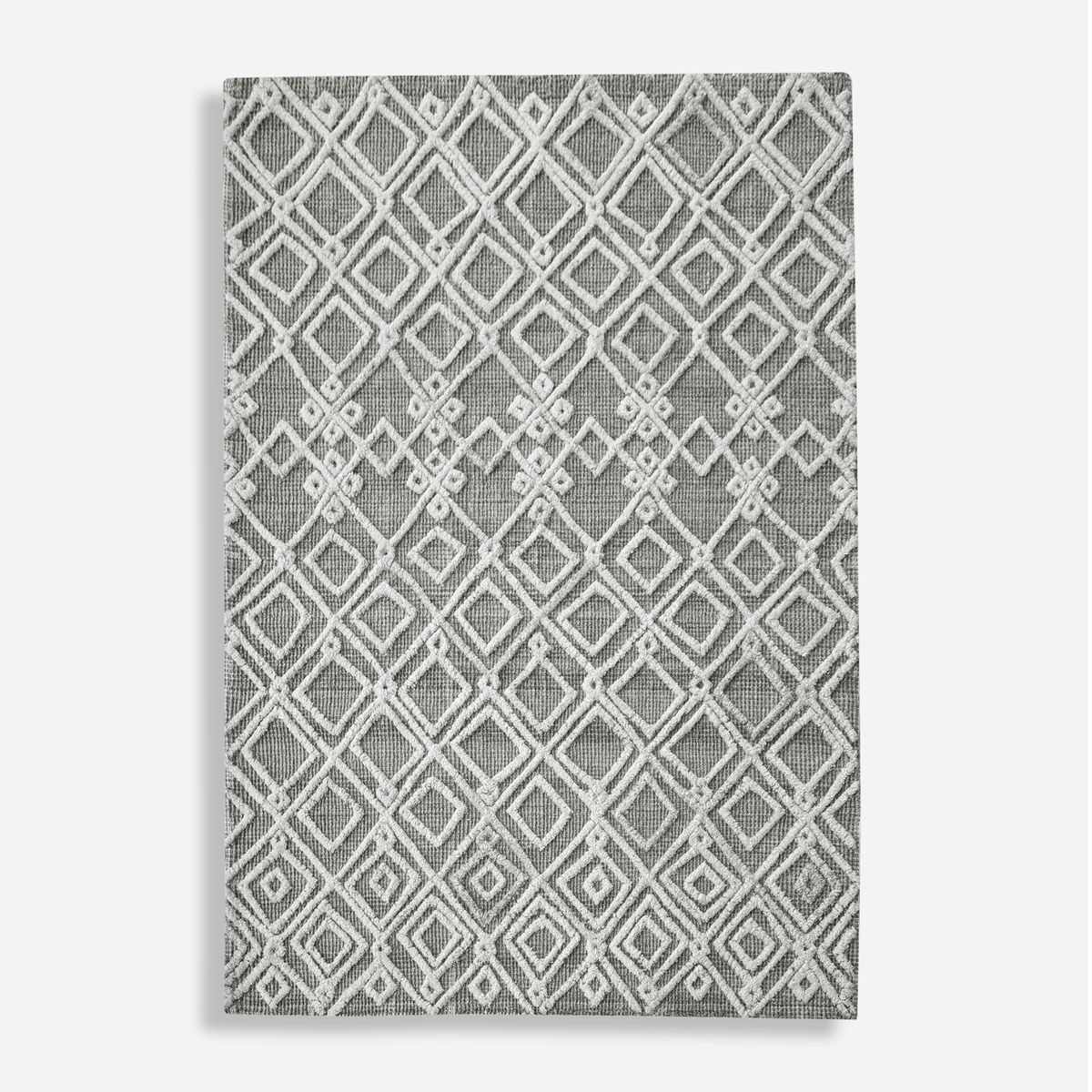 Sieano Gray-Ivory 5 X 8 Rug, by Uttermost, 5' width x 8' height x 0.37" depth View 1