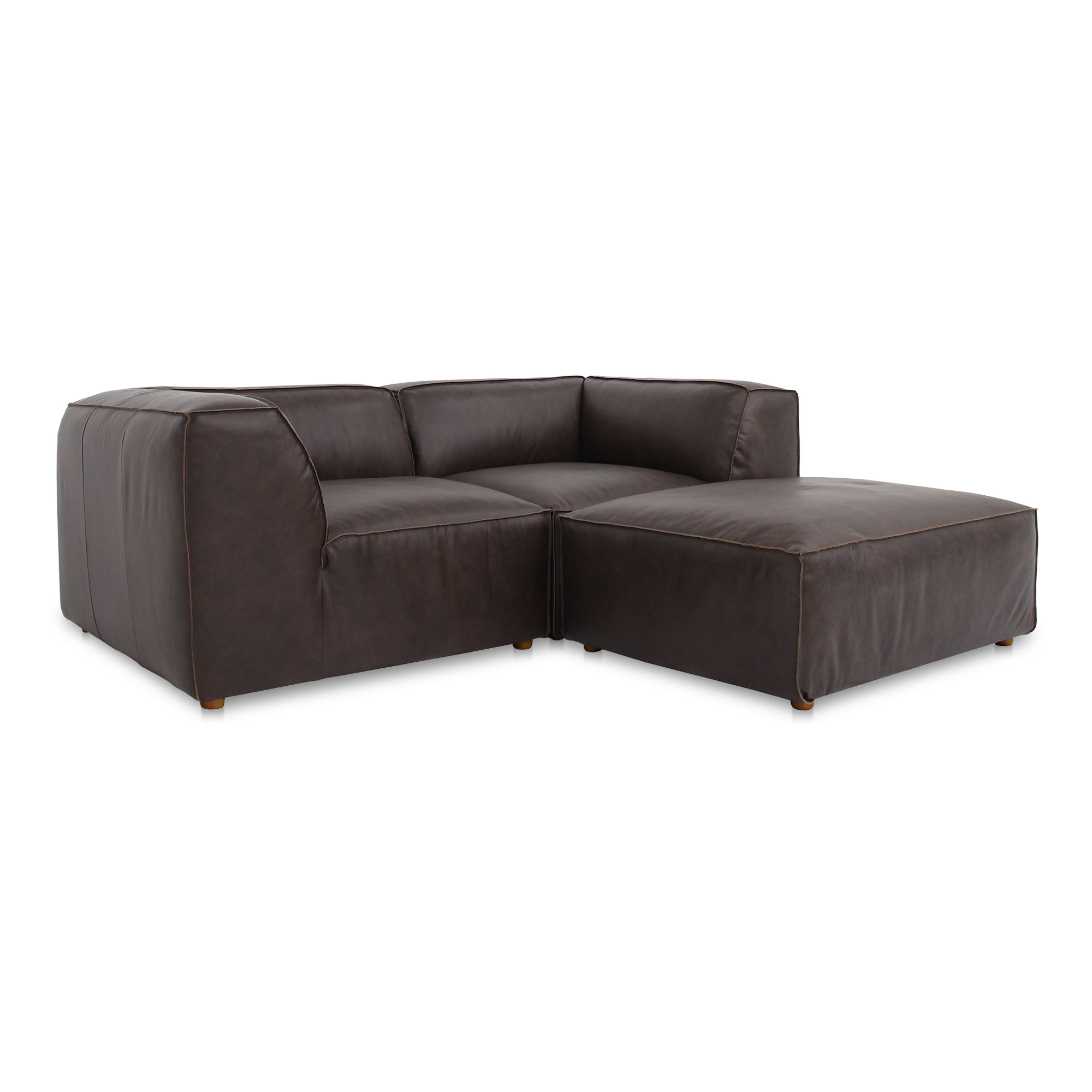 Form Nook Modular Sectional Espresso Brown large image 