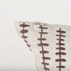 Jenna Beige with Merlot Print Linen Square Decorative Pillow Cover thumbnail 7