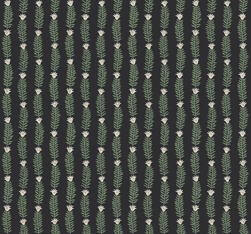 Eden Black & Green Wallpaper