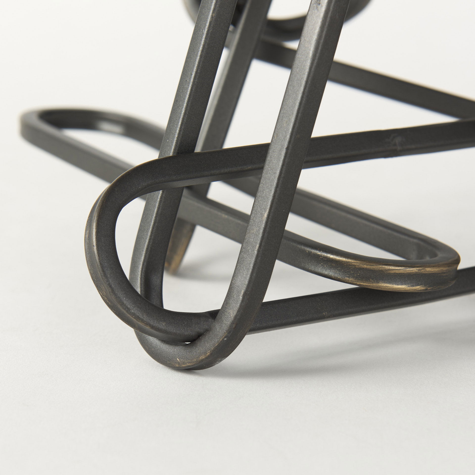 Henderson  Black Metal Paperclip Decorative Object, by Mercana, 10.43" length x 8.27" width x 7.68" height View 12