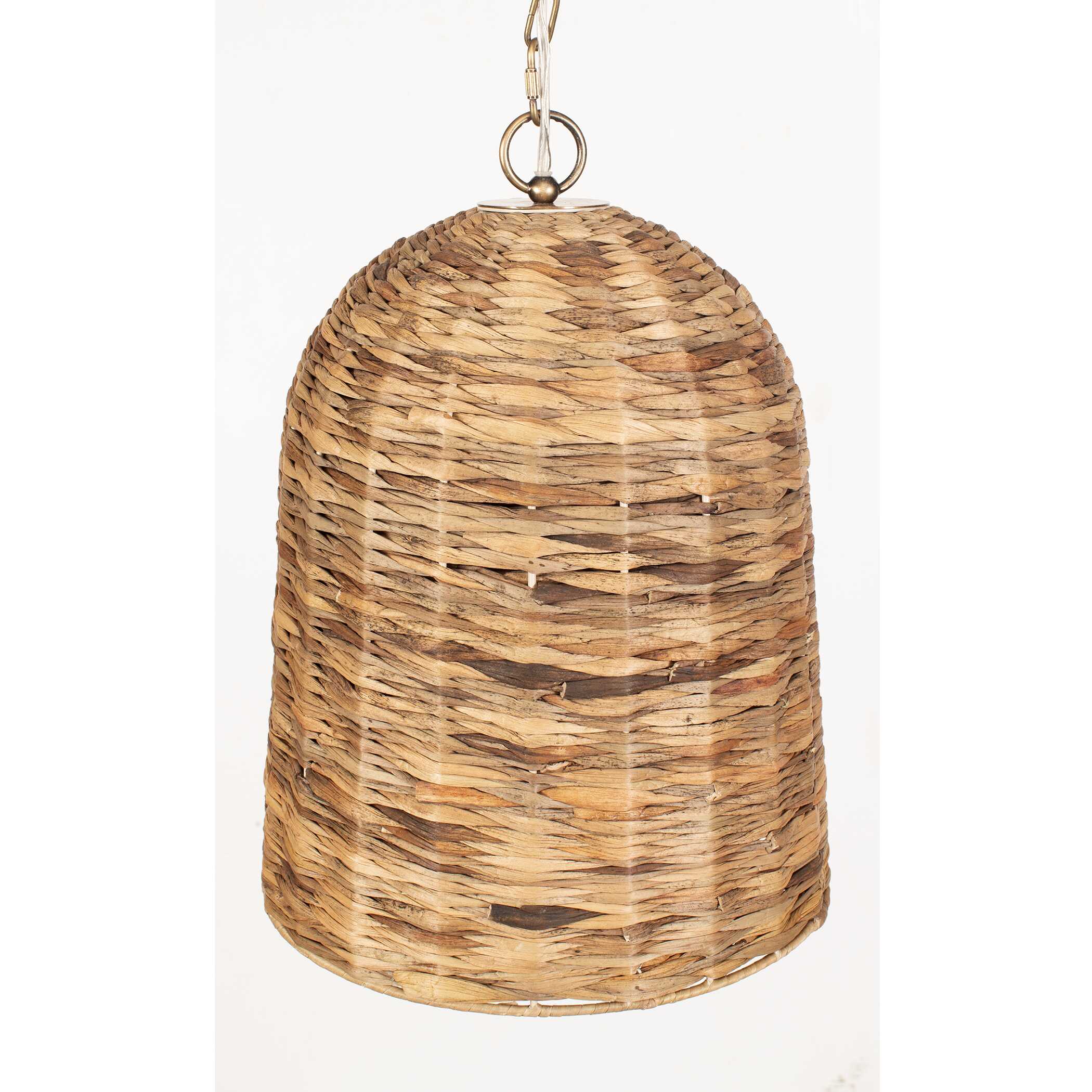Rotorua 1 Light Sea Grass Pendant, Ceiling Light by Uttermost, 13.75" width x 19" height x 13.75" diameter x 13.75" depth View 3