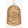 Rotorua 1 Light Sea Grass Pendant, by Uttermost, 1'1.75" width x 1'7" height x 1'1.75" diameter x 1'1.75" depth thumbnail 3