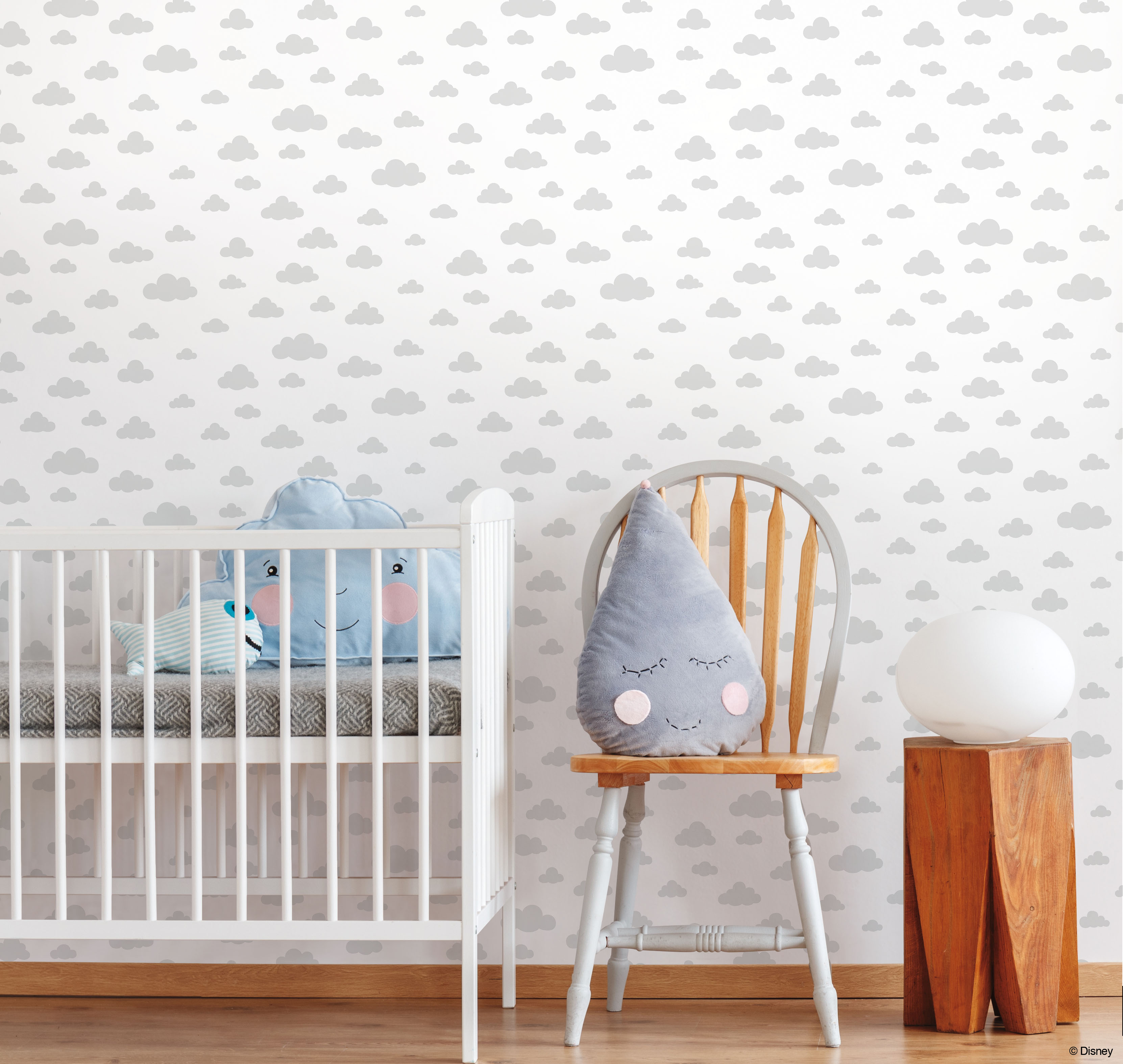 Disney Winnie the Pooh Cloud Grey Wallpaper large image 