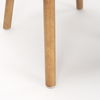 Owen Dining Chair with Medium Brown Wood and Beige Fabric thumbnail 11