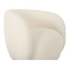 Rae Outdoor Accent Chair Cream, by Moe's Home, 33.75" width x 26.75" height x 32.25" depth thumbnail 5