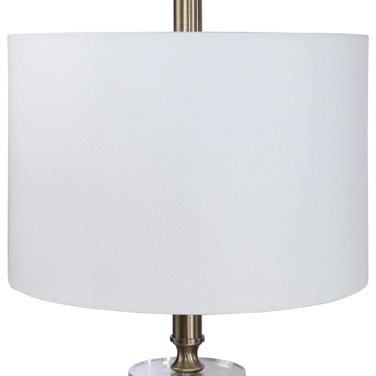 Maud Aged Black Floor Lamp, by Uttermost, 18" width x 67" height x 18" depth View 6