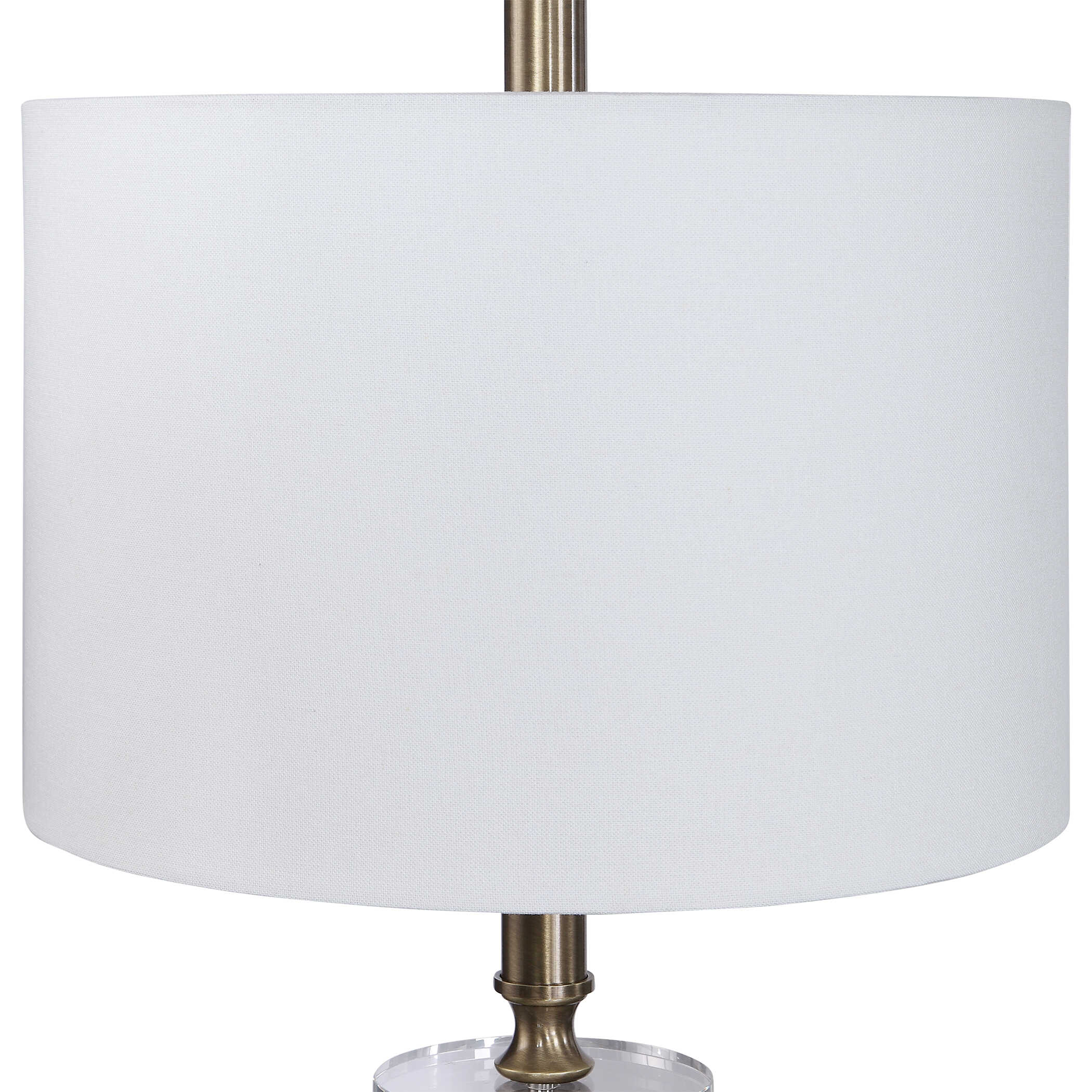 Maud Aged Black Floor Lamp large image 