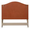 Dowry Equestrian Headboard  Queen  Taupe thumbnail 2