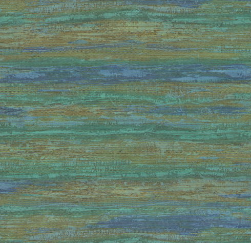 Painterly Blue & Green Wallpaper