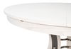 Tower Jupe Dining Table,Med,Working Wht, by Sarreid, 55" length x 55" width x 30" height thumbnail 8