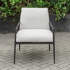 Thayer Outdoor Upholstered Lounge Chair, Outdoor Chair by Uttermost, 2'2" width x 3'2.3" height x 2'5" depth thumbnail 3