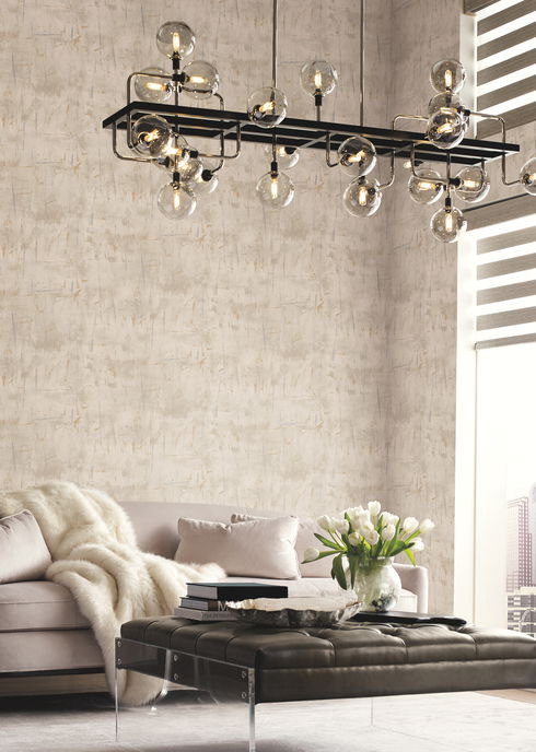 Modern Art Silver Wallpaper