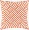 Basketweave Accent Pillow, Decorative Pillow by Surya, 20" length x 20" width thumbnail