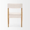 Toni Light Brown Nettlewood with Cream Heathered Performance Fabric Dining Chair thumbnail 6