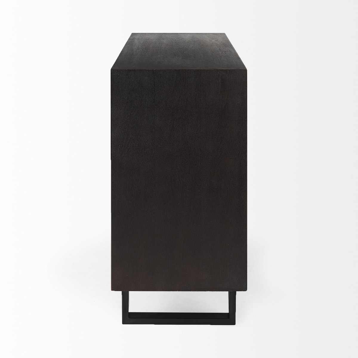 Giselle I 40L x 16W Dark Brown Fir Veneer 3 Drawer Accent Cabinet, Cabinets & Chest by Mercana, 39.96" length x 15.94" width x 31.89" height View 5